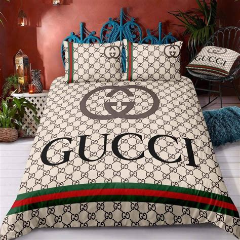 fake gucci bedding|gucci bedding set queen.